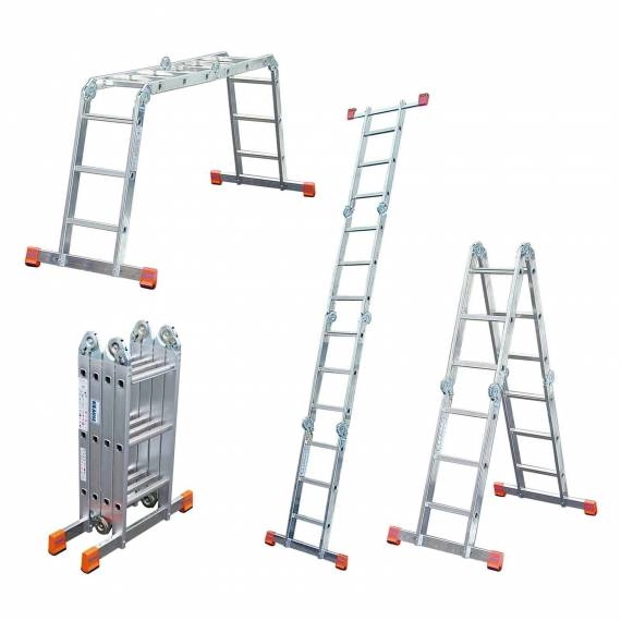 U-shaped folding ladder for rent with 3 options of use